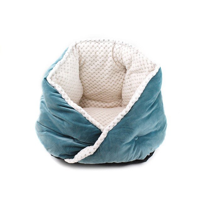 Cat Bed Soft Comfortable Pet Basket Warm Triangular Cat House Puppy Kennel Pet Sleeping Nest Cave for Dogs Cats Pets Supplies