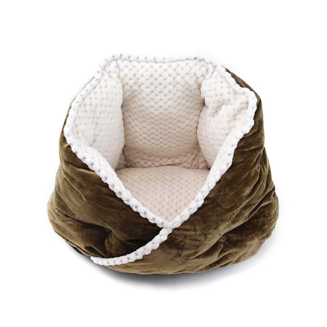 Cat Bed Soft Comfortable Pet Basket Warm Triangular Cat House Puppy Kennel Pet Sleeping Nest Cave for Dogs Cats Pets Supplies